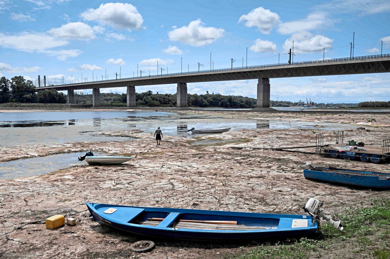 Danube hits record lows as drought exposes Europe's climate vulnerability