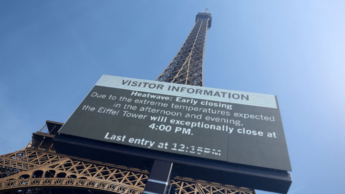 Paris heatwave forces early closures of iconic landmarks, dismaying thousands of tourists