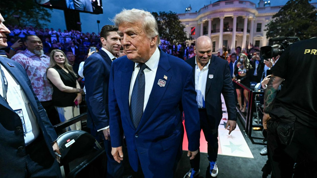 Trump Marks 80th Birthday With UFC Fights on White House Lawn