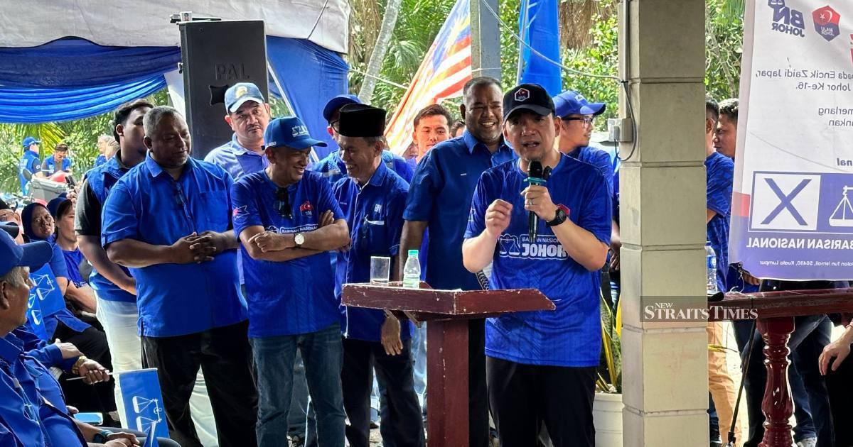 Barisan Nasional Sets Sights on Reclaiming Penggaram as Johor Campaign Intensifies