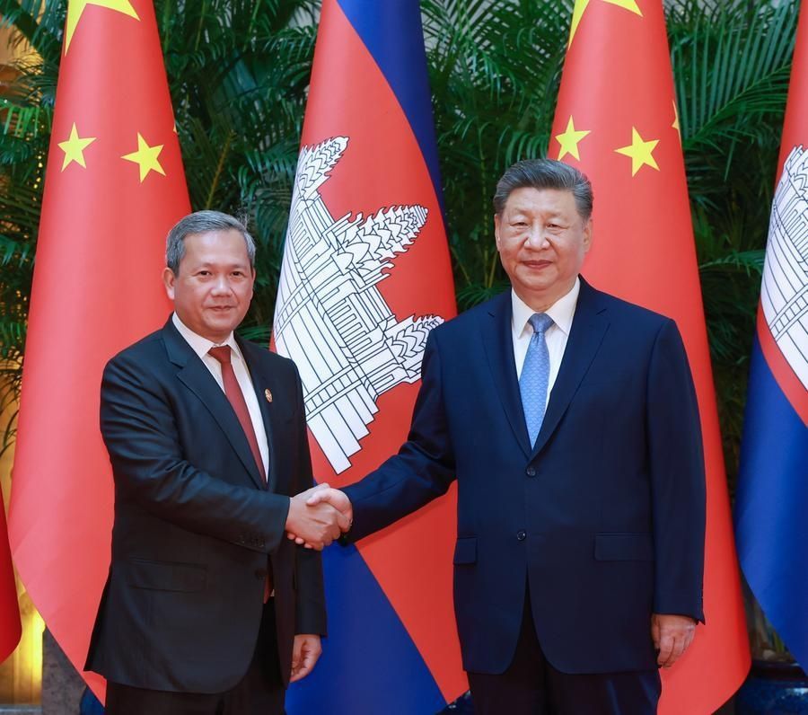 Xi and Hun Manet Pledge Deeper China-Cambodia Strategic Partnership