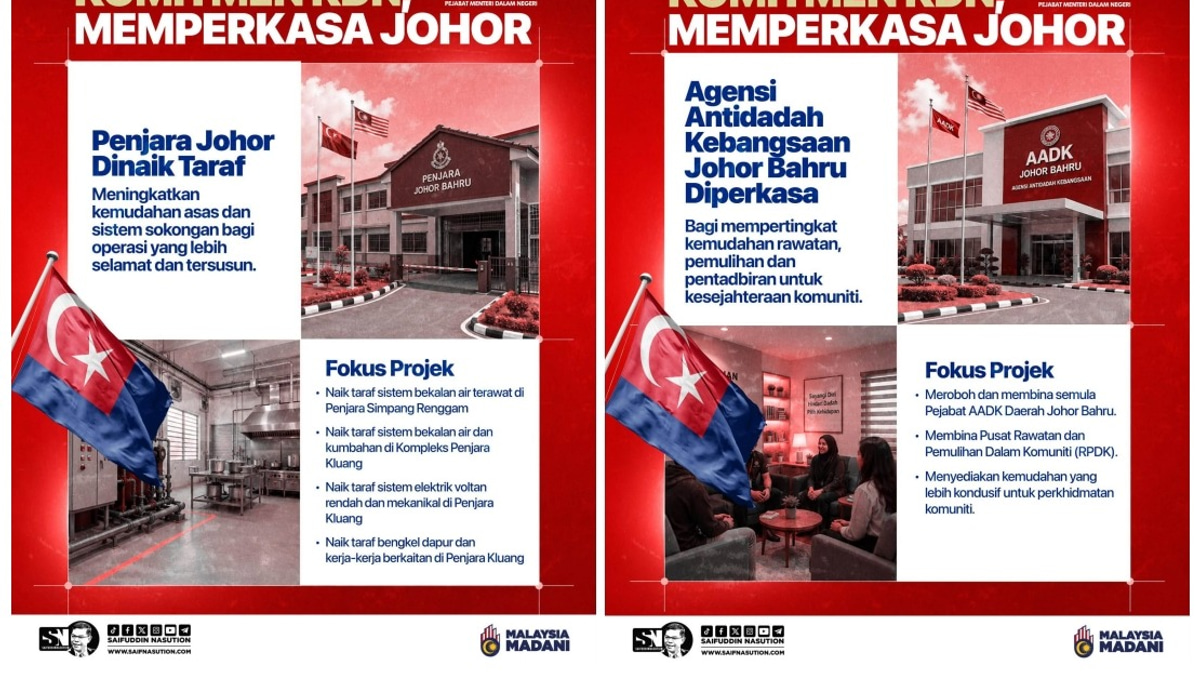Home Ministry To Boost Security, Public Services In Johor