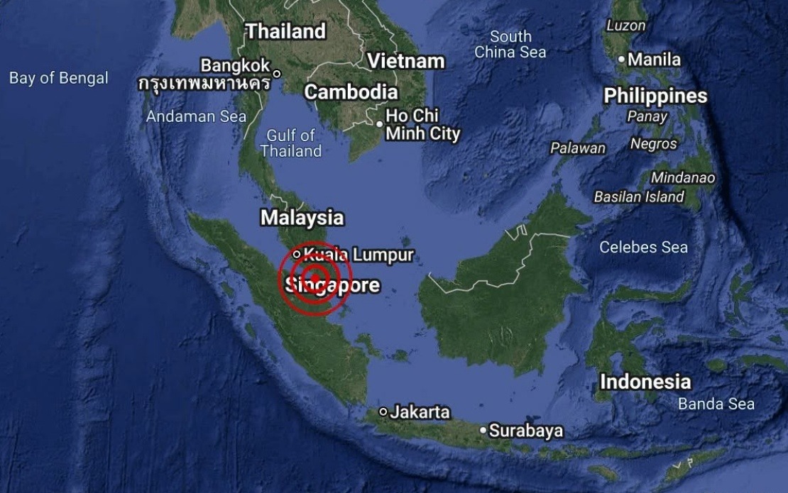 Moderate Earthquake Strikes Off Johor Coast, No Tsunami Risk
