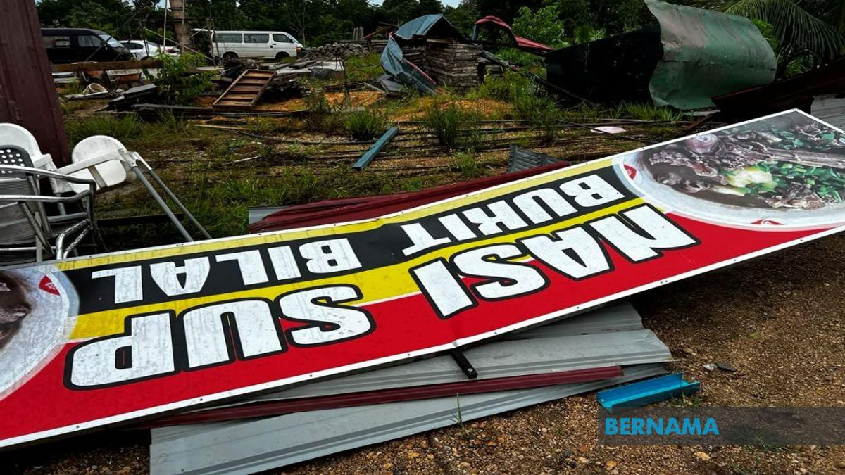 Storm Devastates Machang Eatery, Leaving Family Without Livelihood