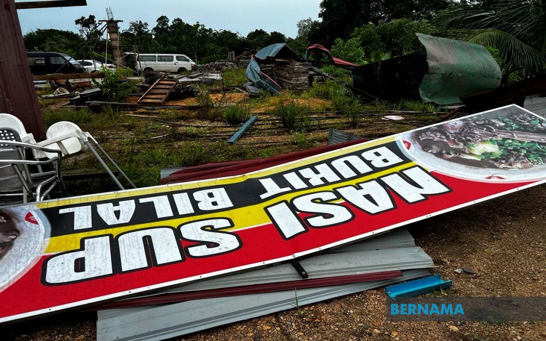 Storm Devastates Machang Eatery, Leaving Family Without Livelihood