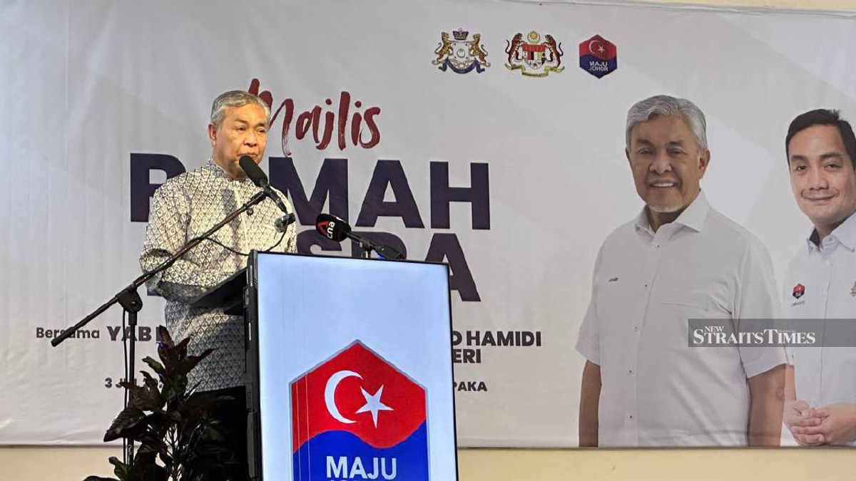 Zahid Calls on Coalition Partners to Avoid Dredging Up Past Attacks on Umno During Johor Polls