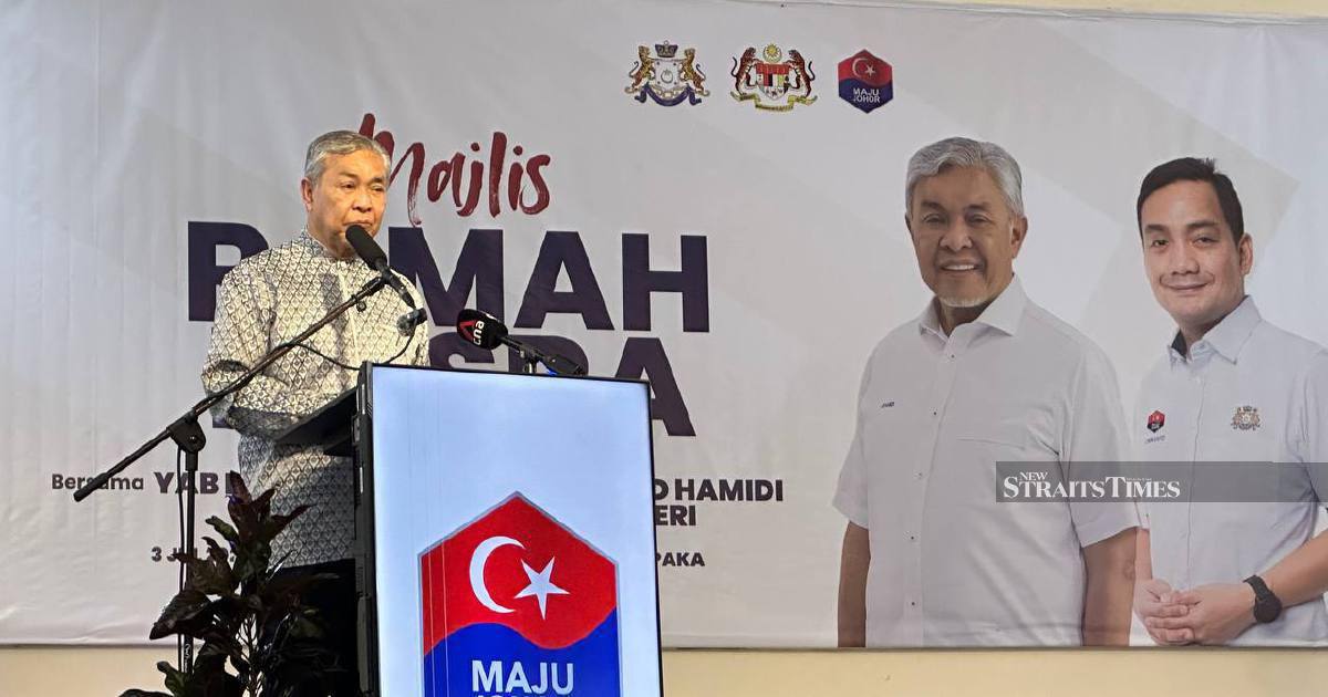Zahid Calls on Coalition Partners to Avoid Dredging Up Past Attacks on Umno During Johor Polls