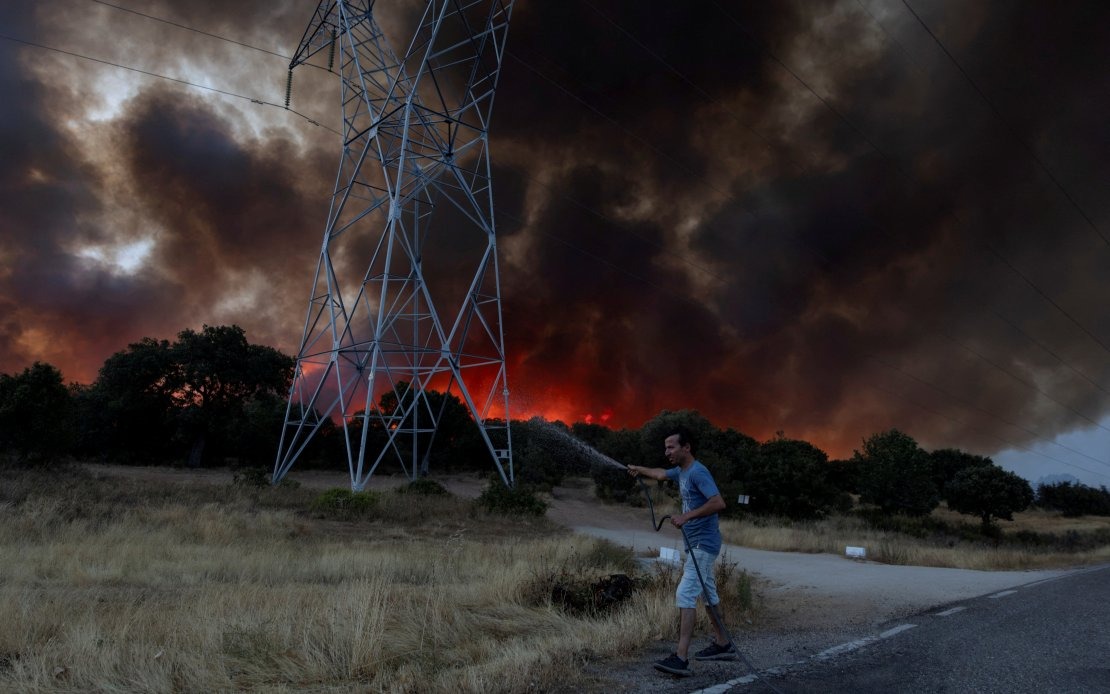 Spain Grapples With Multiple Wildfires As Heat Emergency Forces Mass Evacuations