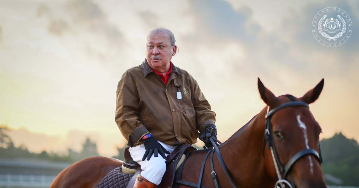 Sultan Ibrahim Continues Regular Equestrian Exercise at Johor Polo Club