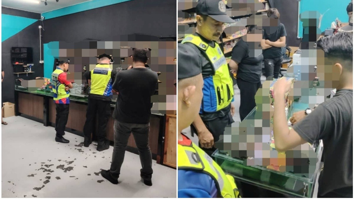 Kangar Municipal Council Seizes 400 Vape Units in Enforcement Drive Against Illegal Sales
