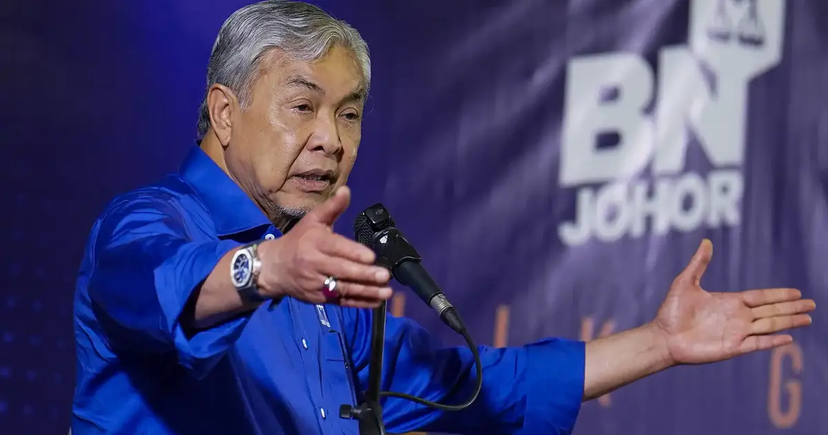 Zahid Banking on Johor Momentum to Sweep Negeri Sembilan and Melaka in Upcoming State Elections