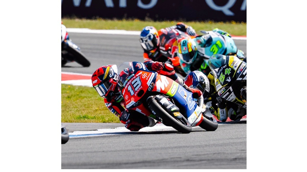 Hakim Danish Claims Points in Dutch GP Despite Tyre Struggles