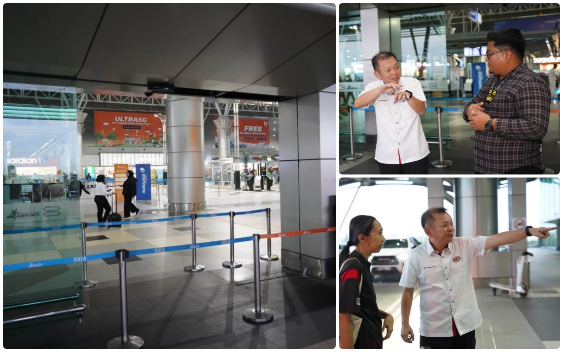 SUV Crashes Into KKIA Departure Hall, Driver Hospitalized