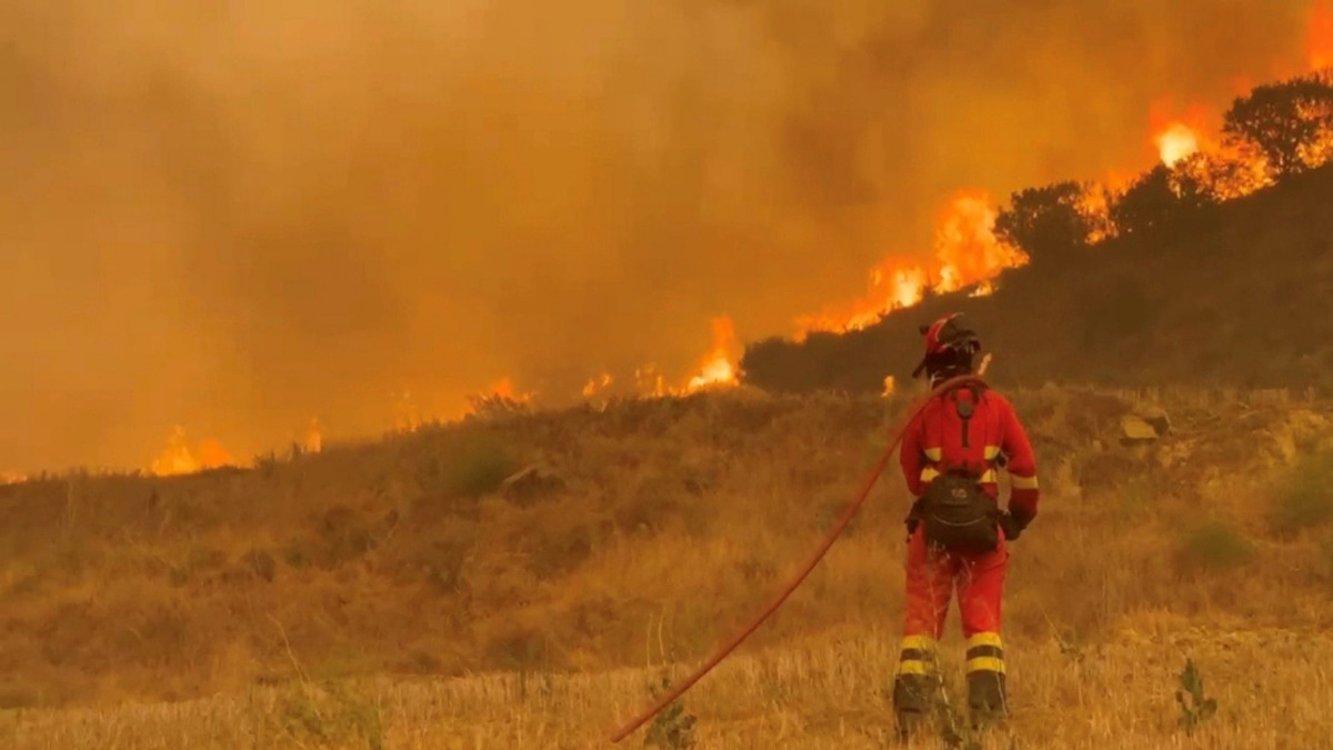 Spain Battles Massive Wildfire In Northeast As Heat, Drought Fuel Crisis Across Region