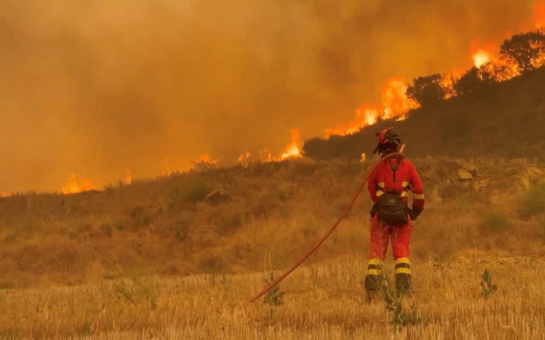 Spain Battles Massive Wildfire In Northeast As Heat, Drought Fuel Crisis Across Region