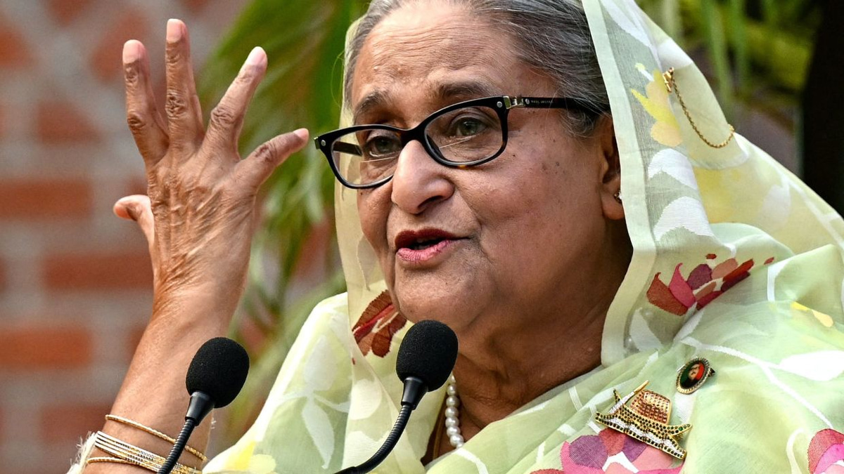 India distances itself from Hasina's planned virtual address as Bangladesh tightens media restrictions
