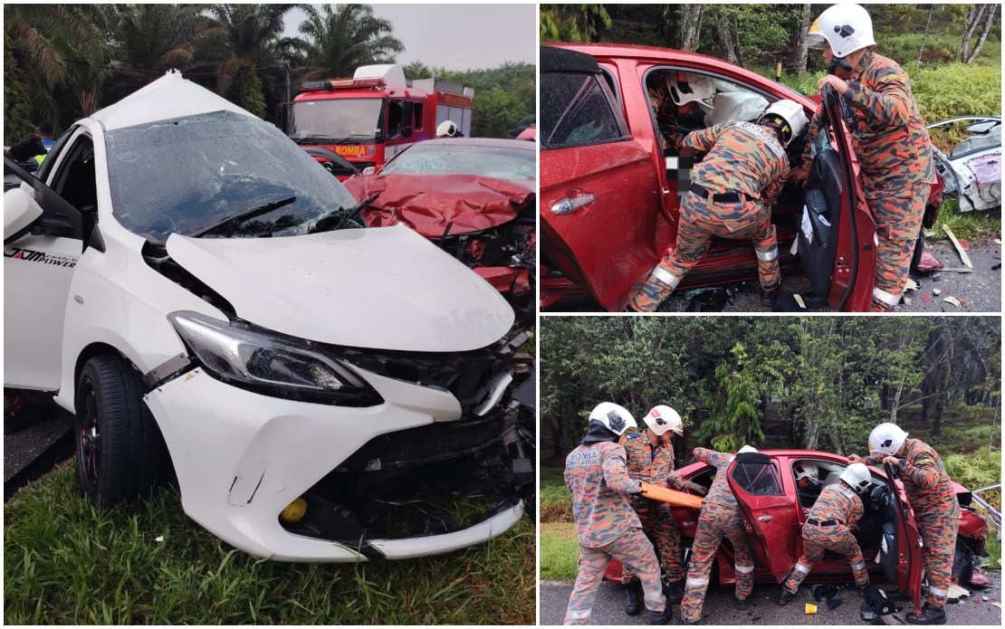 Three Dead in Two-Vehicle Collision near Kota Tinggi Petrol Station