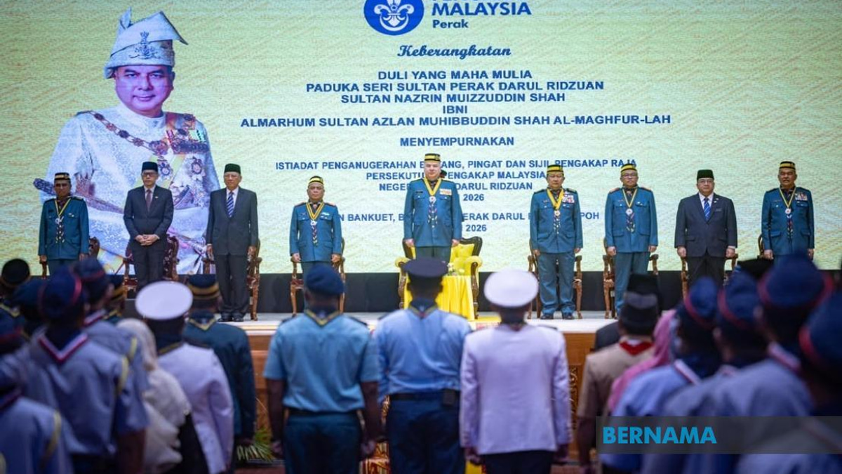 Sultan Nazrin Presides Over Perak Scouts Awards Ceremony